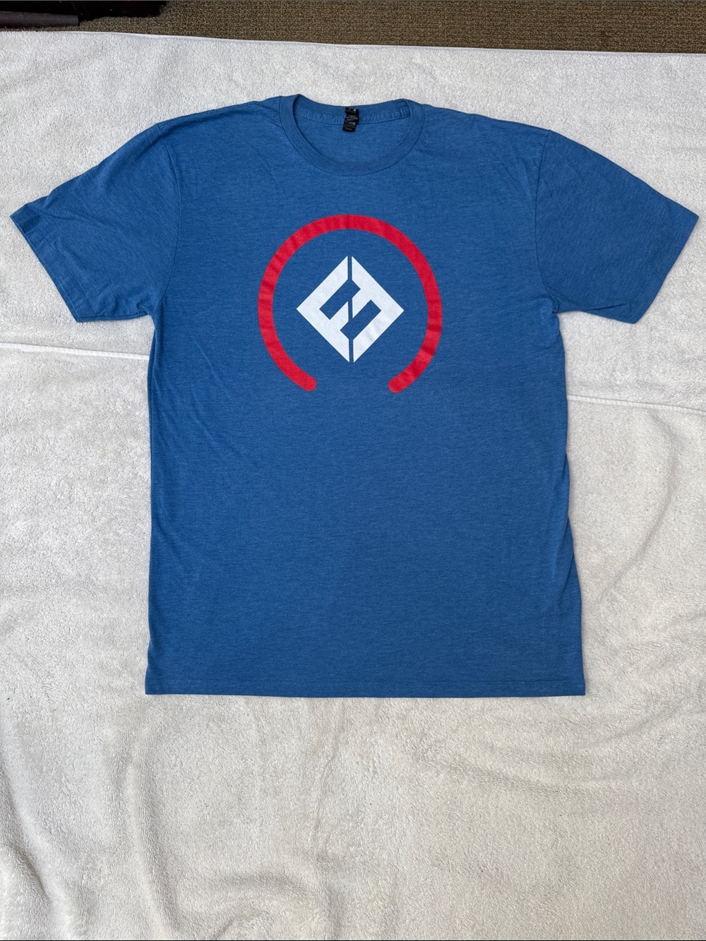 Men's Large Blue Foo Fighters concert tee in outstanding condition
